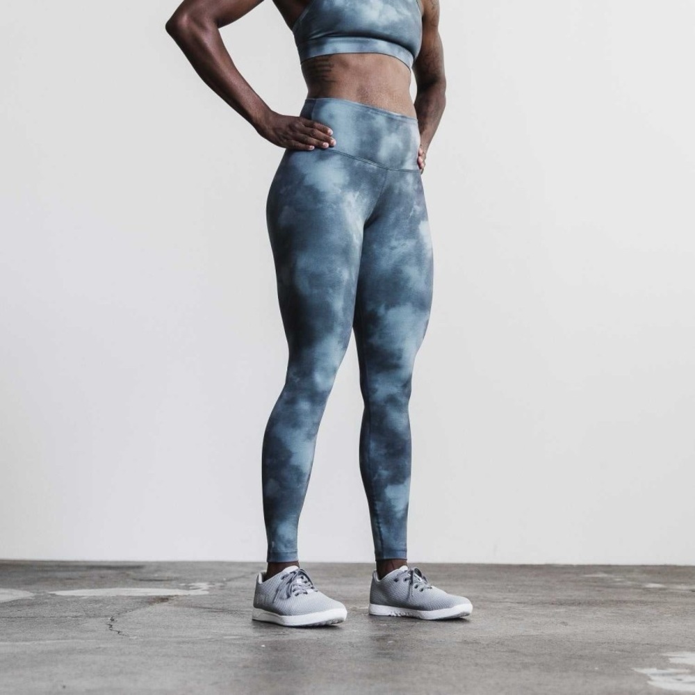 NWT NOBULL High-Rise Matte Tight 28” - XS - Slate Ink Tie Dye